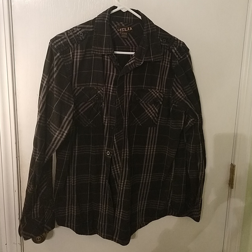 Plaid button up
